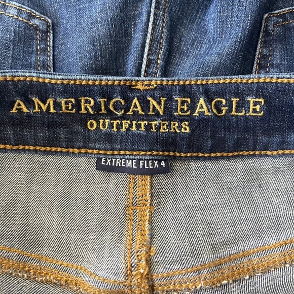 American Eagle Outfitters Extreme Flex 4 Jean Mens 32 x 32 Distressed - Picture 8 of 10